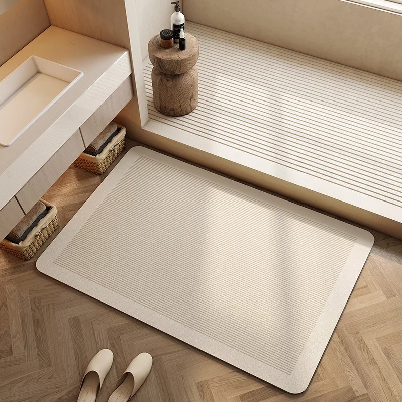 แผ่นรองพื้นห้องน้ำไดอะตอมไมต์  - Bamboo Bath Mat บทวิจารณ์และราคา
