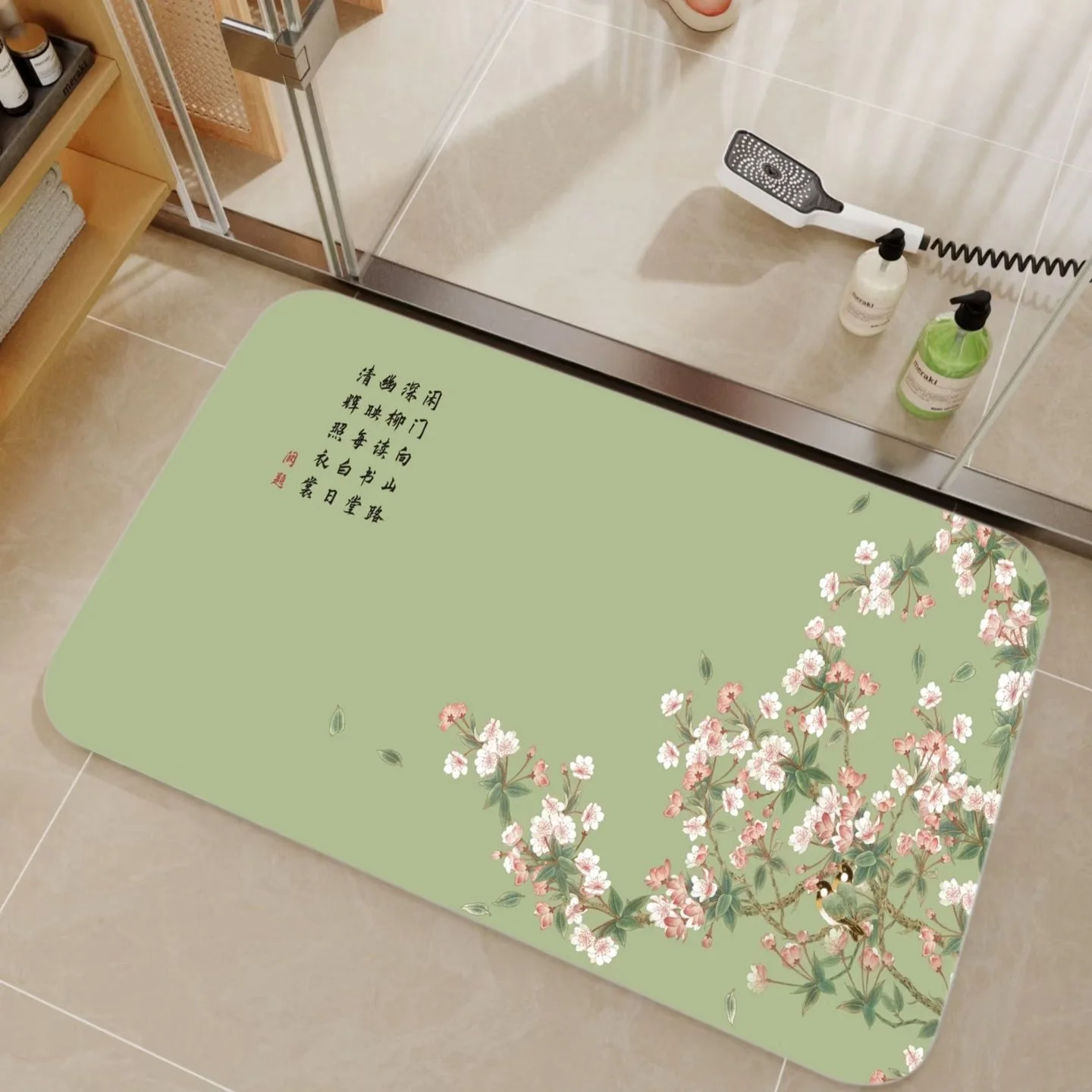 VIKAMA พรมเช็ดเท้าดินไดอะตอม ล - Bamboo Bath Mat บทวิจารณ์และราคา