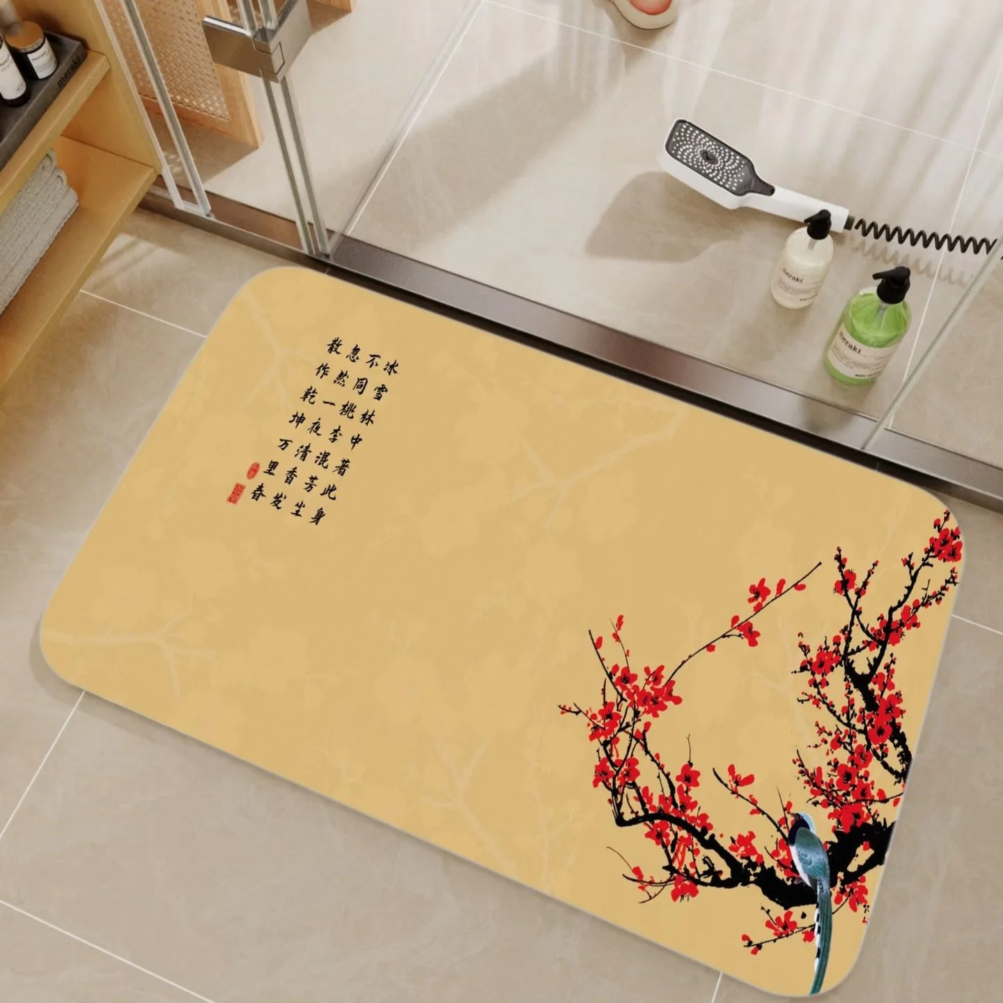 VIKAMA พรมเช็ดเท้าดินไดอะตอม ล - Bamboo Bath Mat บทวิจารณ์และราคา