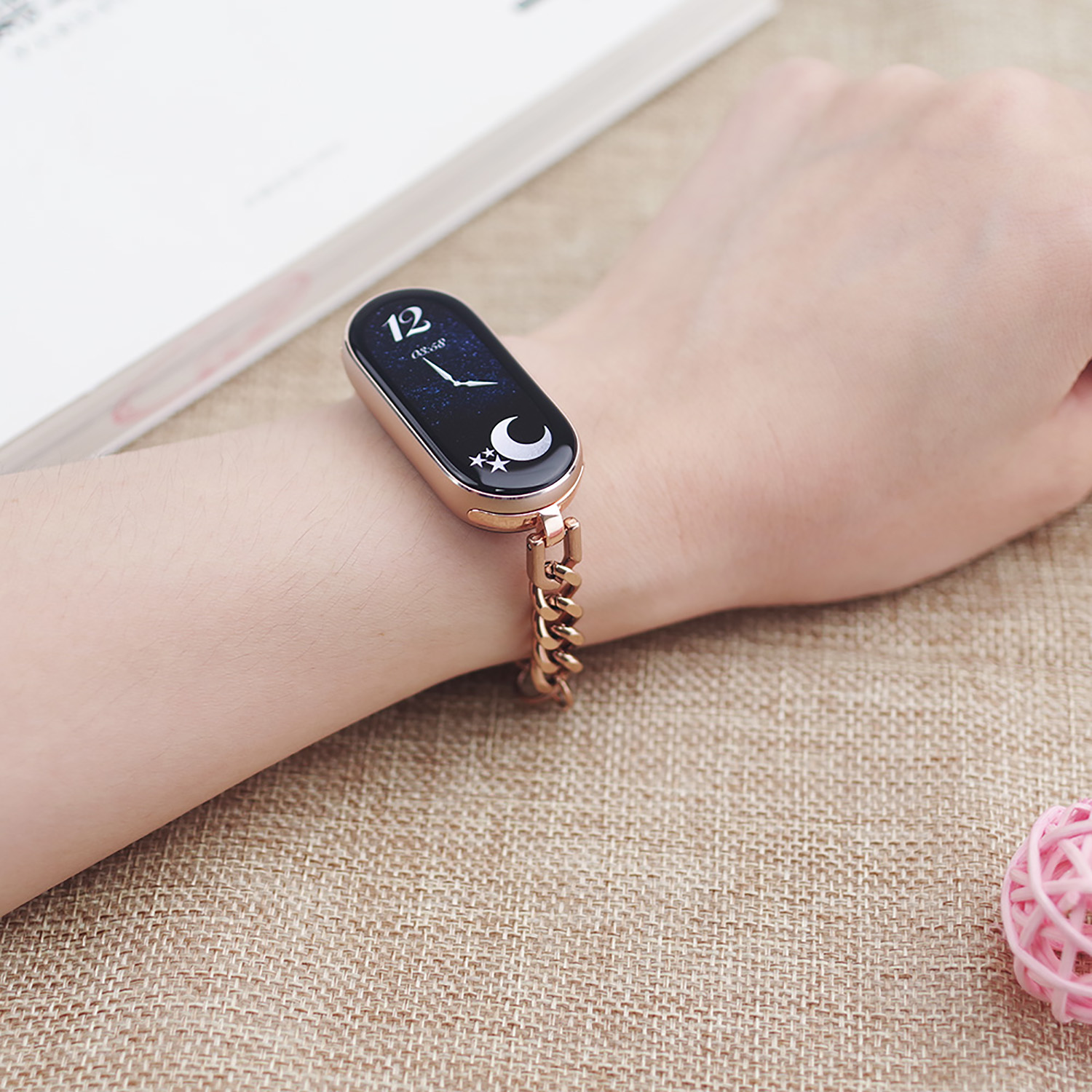 สายรัดข้อมือแบบโซ่สำหรับ Mi Ba - Health Wellness Bracelet บทวิจารณ์และราคา