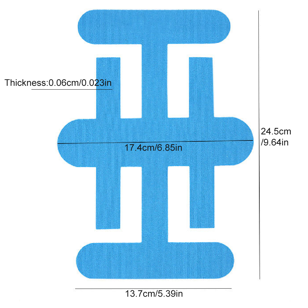เทปคิเนซิโอเทปสำเร็จรูปสำหรับห - Sports Taping Precut บทวิจารณ์และราคา