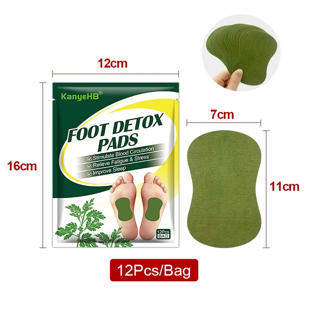 ดีท็อกซ์แพทช์เท้าแผ่น12/24Pcs  - Detox Foot Patch บทวิจารณ์และราคา