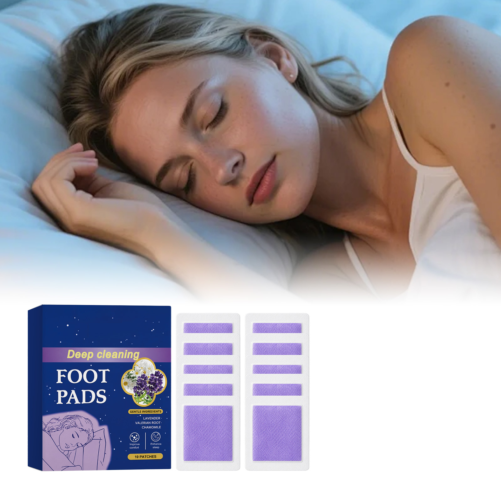 แผ่นแปะเท้าช่วยการนอนหลับลึก ช - Detox Foot Patch บทวิจารณ์และราคา