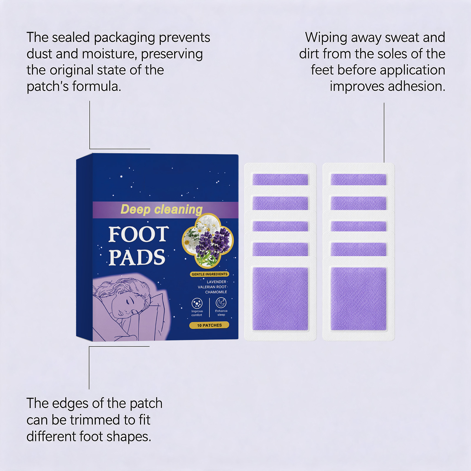 แผ่นแปะเท้าช่วยการนอนหลับลึก ช - Detox Foot Patch บทวิจารณ์และราคา